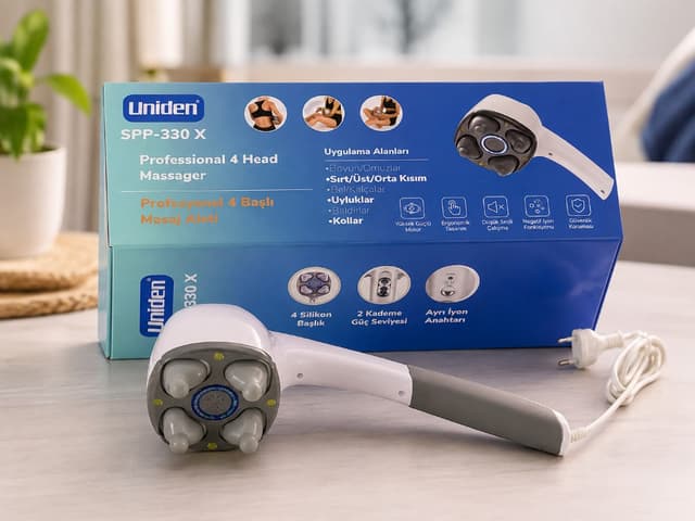 Uniden SPP-330 X Dört Başlı Masaj Aleti