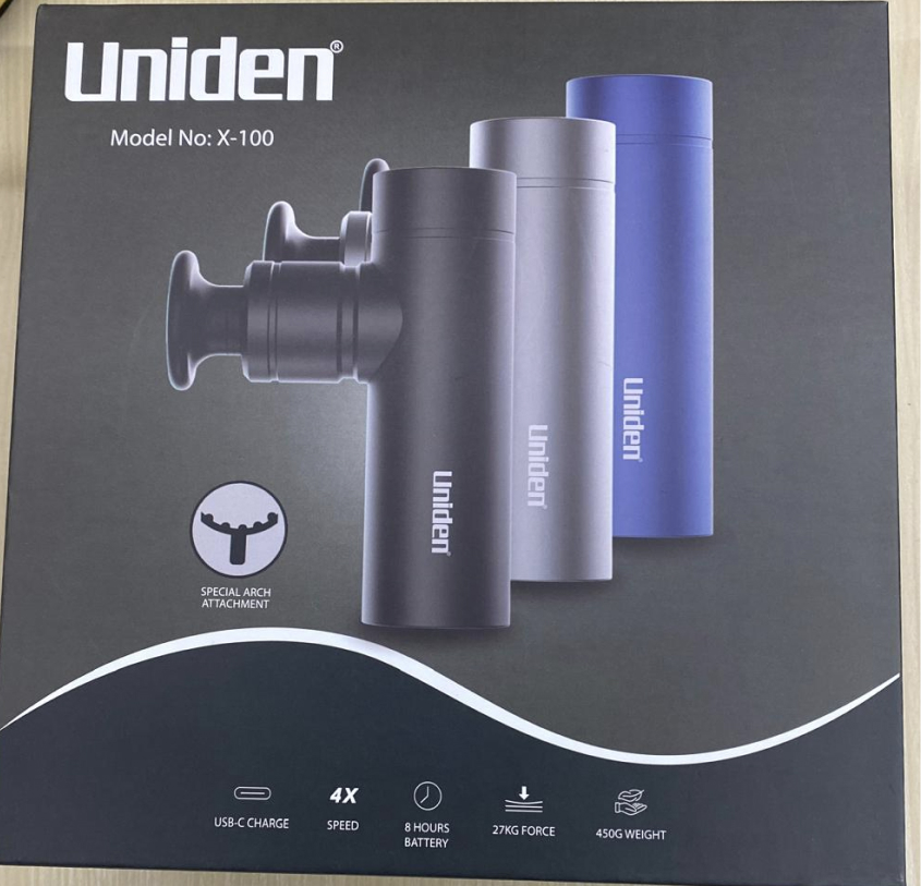 Uniden X-100 Masaj Tabancası 1