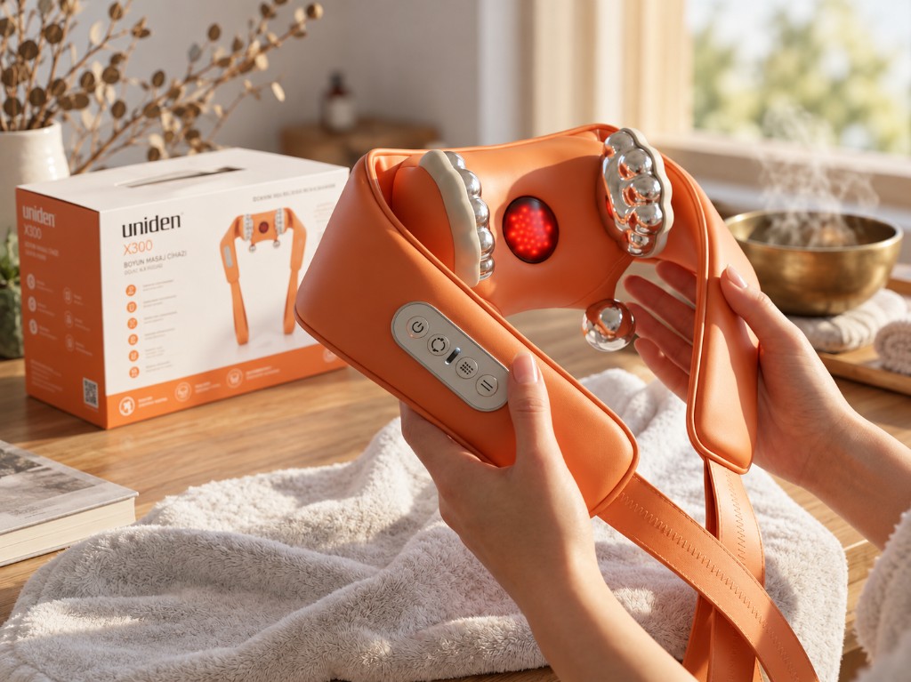 Uniden X300 Vurma ve Ovma Özellikli Boyun Masaj Cihazı - Resim 1